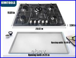 30 Inch Gas Cooktop, Built In Gas Rangetop with 5 High Efficiency Burners