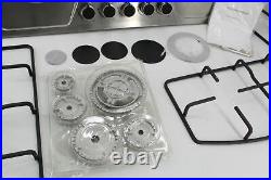 30 Inch Gas Stove Cooktop w 5 Burners NG LPG Convertible Stainless Steel