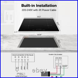 30 Inch Induction Cooktop, 7200W Built in Induction Stove Top, Electric Cooktop 30 Inch Induction Cooktop, 7200W Built in Induction Stove Top, Electric Cooktop