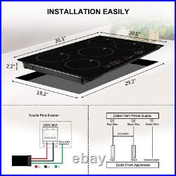 30 Inch Induction Cooktop, Built-In Electric Stove Top, 240V Electric, Touch
