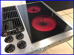 30 Jenn-Air Electric Downdraft Cooktop, JED8230ADS TESTED & WORKS GREAT