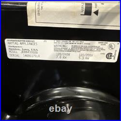 30 Jenn Air JED8430BDB 4 Burner Electric 240v Cooktop Downdraft Vent Black