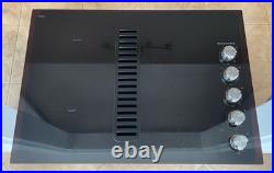 30 KitchenAid Glass Electric Downdraft Cooktop, Black KCED600GBL01 Tested Good