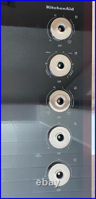 30 KitchenAid Glass Electric Downdraft Cooktop, Black KCED600GBL01 Tested Good