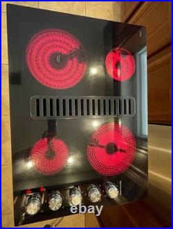 30 KitchenAid Glass Electric Downdraft Cooktop, Black KCED600GBL01 Tested Good