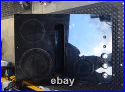 30 KitchenAid Glass Electric Downdraft Cooktop KECD807XBL01 Shows Wear, Tested