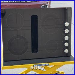 30 KitchenAid Glass Electric Downdraft Cooktop KECD807XBL01 Shows Wear, Tested