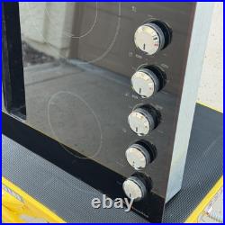 30 KitchenAid Glass Electric Downdraft Cooktop KECD807XBL01 Shows Wear, Tested