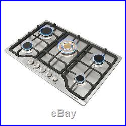 30 Stainless Steel Built-in 5 NG Gas Stoves Natural Gas Hob METAWELL Cooktops
