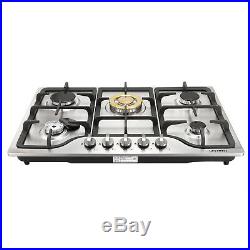 30 Stainless Steel Built-in 5 NG Gas Stoves Natural Gas Hob METAWELL Cooktops