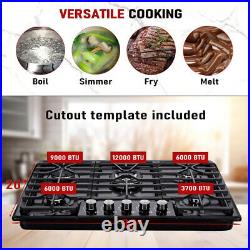 30 Stainless Steel Gas Stove Top 5 Burner Gas Cooktop withThermocouple Protection