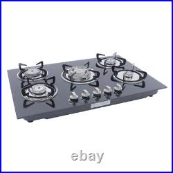 30 Stove Top Gas Cooktop Burner Kitchen Cooking LPG /Propane with 5 Burners New