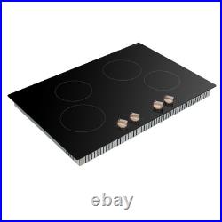 30 in 4 Burner Induction Cooktop Electric Countertop Burner Knob Control 6600W 30 in 4 Burner Induction Cooktop Electric Countertop Burner Knob Control 6600W