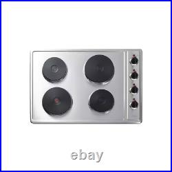 30 in. 4 Elements with Solid Disk Electric Cooktop in Stainless Steel 30 in. 4 Elements with Solid Disk Electric Cooktop in Stainless Steel
