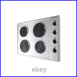 30 in. 4 Elements with Solid Disk Electric Cooktop in Stainless Steel 30 in. 4 Elements with Solid Disk Electric Cooktop in Stainless Steel