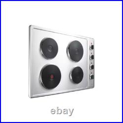 30 in. 4 Elements with Solid Disk Electric Cooktop in Stainless Steel 30 in. 4 Elements with Solid Disk Electric Cooktop in Stainless Steel