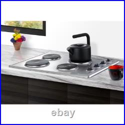 30 in. 4 Elements with Solid Disk Electric Cooktop in Stainless Steel 30 in. 4 Elements with Solid Disk Electric Cooktop in Stainless Steel