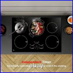 30 in. 5 Elements Induction Electric Cooktop in Black with Ceramic Glass Top