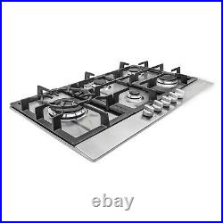 30 in. Gas Cooktop in Stainless Steel with 5 Sealed Brass Burners