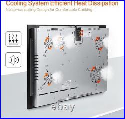 30 inch Built-in Electric Cooktop 4 Burners Radiant Ceramic Cooktop 7200W