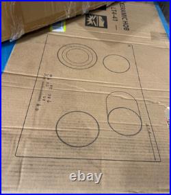 30 inch Built-in Electric Cooktop 4 Burners Radiant Ceramic Cooktop 7200W