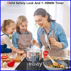 30 inch Built-in Electric Cooktop Radiant Ceramic Cooktop 4 Burners 6700W USA
