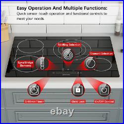 30 inch Built-in Electric Cooktop Radiant Ceramic Cooktop 4 Burners / 8600W 220V