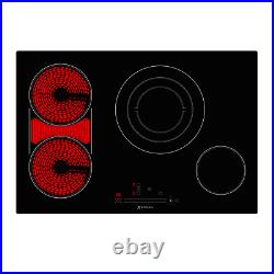 30 inch Built-in Electric Cooktop Radiant Ceramic Cooktop 4 Burners / 8600W 220V