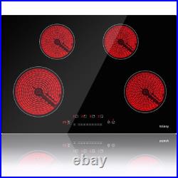 30 inch Electric Cooktop, 4 Burner, Built-in, Ceramic Glass Stove Top, Touch Control 30 inch Electric Cooktop, 4 Burner, Built-in, Ceramic Glass Stove Top, Touch Control