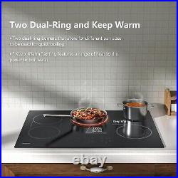 30 inch Electric Cooktop Ceramic Glass Stove Top 5 Burners Drop-in Touch Control