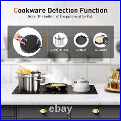 30 inch Electric Induction Stove 4 Burner Built-In Cooktop Digital Display Timer