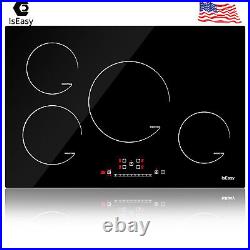 30 inch Electric Induction Stove 4 Burner Built-In Cooktop Digital Display Timer