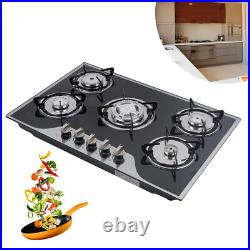 30 inch Gas Cooktop Stainless Steel 5 Burners NG/LPG Dual Fuel Gas Stovetop NEW 30 inch Gas Cooktop Stainless Steel 5 Burners NG/LPG Dual Fuel Gas Stovetop NEW