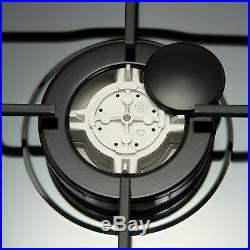 30 inch Titanium Stainless Steel 5 Burners Gas Cooktop With CSA Regulator NG/LPG