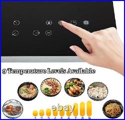 3000W 110V Cooktop 4 Burners Electric Built-in Cooktop Sensor Touch Control