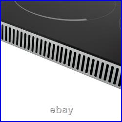3000W 110V Cooktop 4 Burners Electric Built-in Cooktop Sensor Touch Control