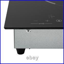 3000W 110V Cooktop 4 Burners Electric Built-in Cooktop Sensor Touch Control