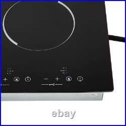 3000W 110V Cooktop 4 Burners Electric Built-in Cooktop Sensor Touch Control
