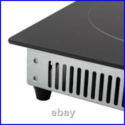 3000W 110V Cooktop 4 Burners Electric Built-in Cooktop Sensor Touch Control