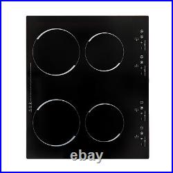 3000W Electric Ceramic Cooktop Built-In Sensor Touch-Control 9 Heating Levels