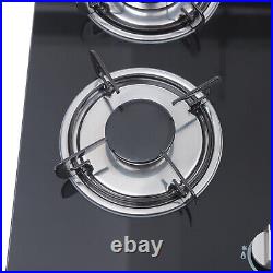 30Inch Built-in 5 Burner Cooktop Stove LPG/NG Gas Hob Countertop Tempered Glass