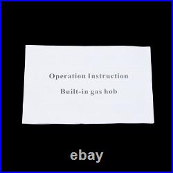 30Inch Built-in 5 Burner Cooktop Stove LPG/NG Gas Hob Countertop Tempered Glass