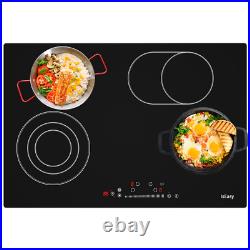 30in Electric Cooktop 4 Burners Ceramic Glass Stove Top Touch Control 7200W 30in Electric Cooktop 4 Burners Ceramic Glass Stove Top Touch Control 7200W