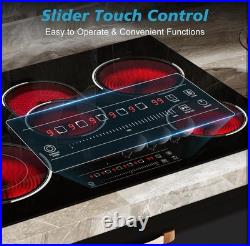 30inch 8400W Electric Radiant Cooktop 5 Burner Built-In Ceramic Glass Stove Top 30inch 8400W Electric Radiant Cooktop 5 Burner Built-In Ceramic Glass Stove Top