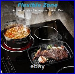 30inch 8400W Electric Radiant Cooktop 5 Burner Built-In Ceramic Glass Stove Top 30inch 8400W Electric Radiant Cooktop 5 Burner Built-In Ceramic Glass Stove Top