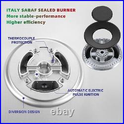 30inch Gas Cooktop Kitchen 5-Burners Countertop Built-in Gas Stainless Steel