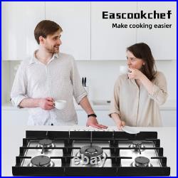 30inch Gas Cooktop Kitchen 5-Burners Countertop Built-in Gas Stainless Steel