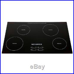 31.5 Electric Induction Cooktop & 4 Burners Smooth Surface Glass Plate Cooktops