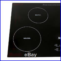 31.5 Electric Induction Cooktop & 4 Burners Smooth Surface Glass Plate Cooktops