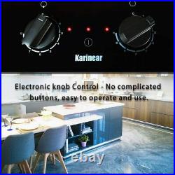 3200W Double Induction Cooktop Electric Induction Cooker Built-in Hot Plate Larg